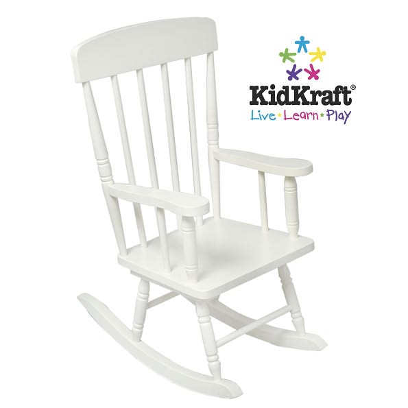 Spindle Rocking Chair - White