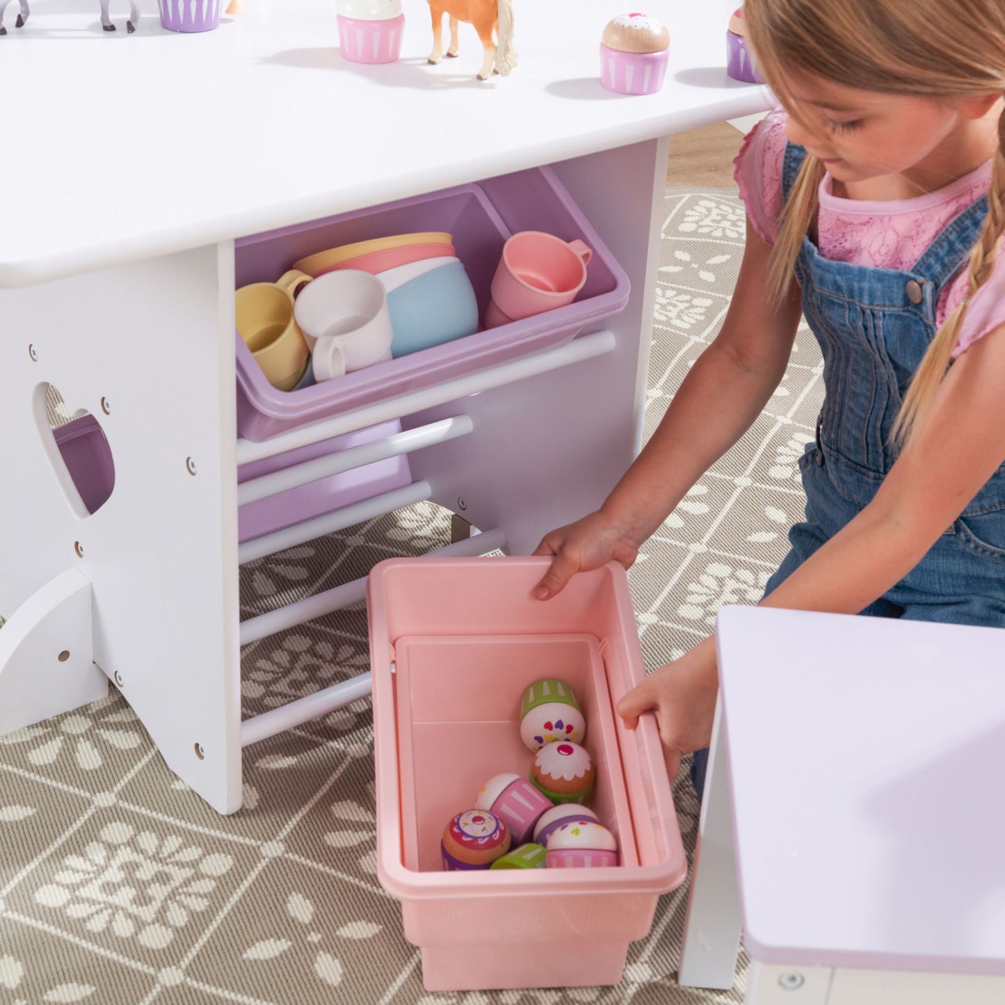 Heart Kids'' Table and Chair Set