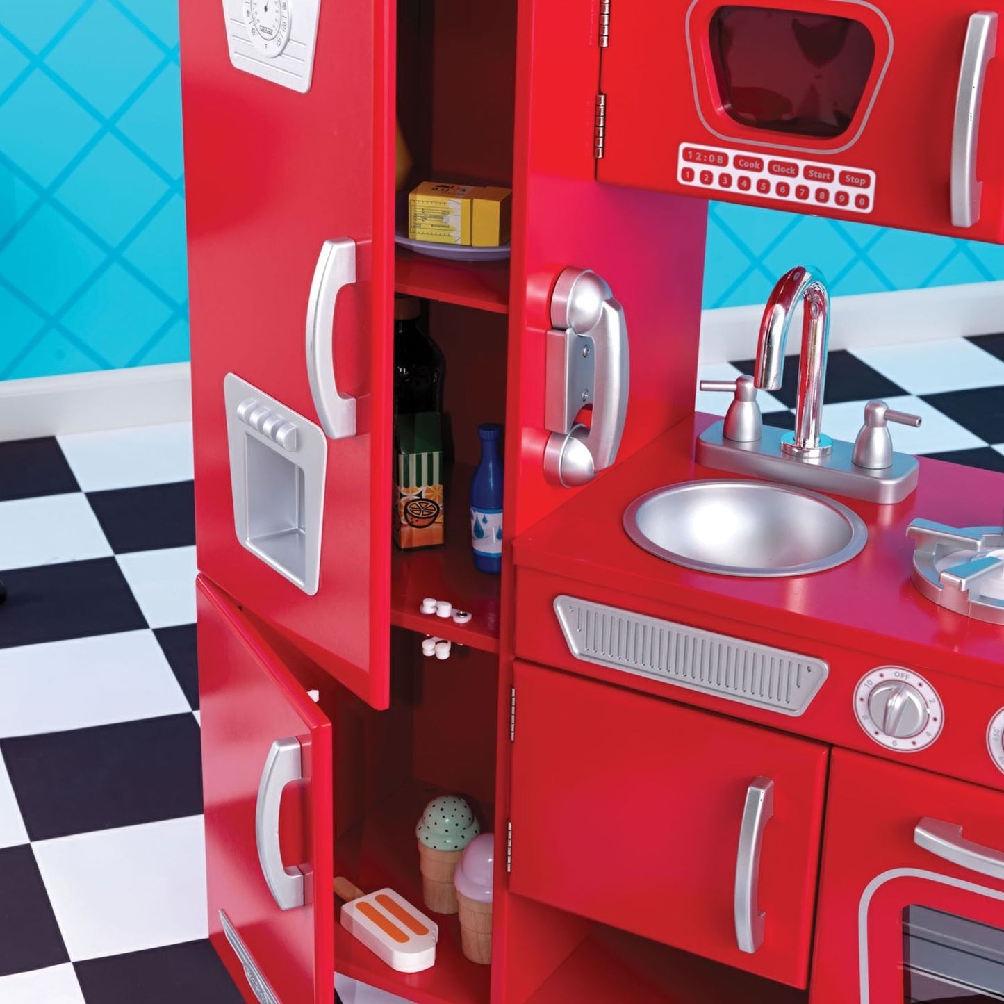 Kidkraft Kidkraft Red Vintage Kitchen