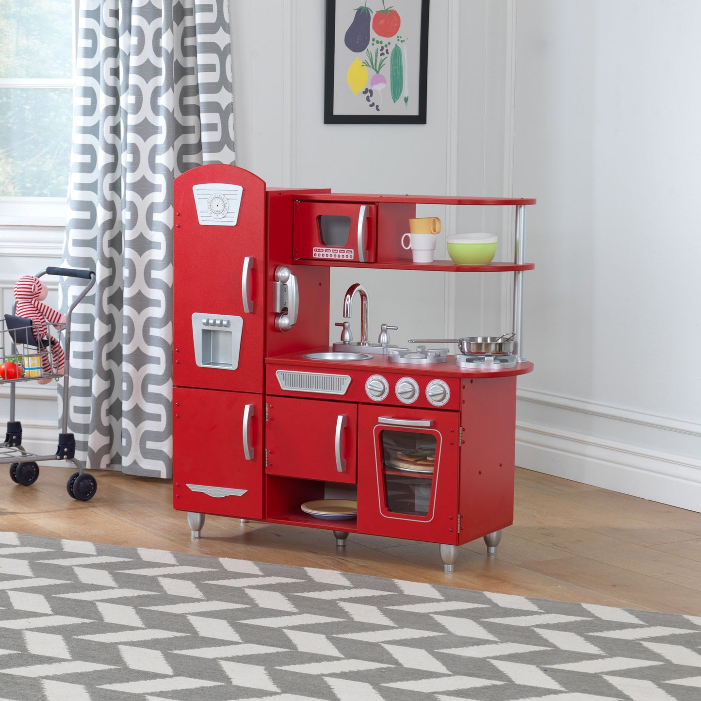 Kidkraft Kidkraft Red Vintage Kitchen