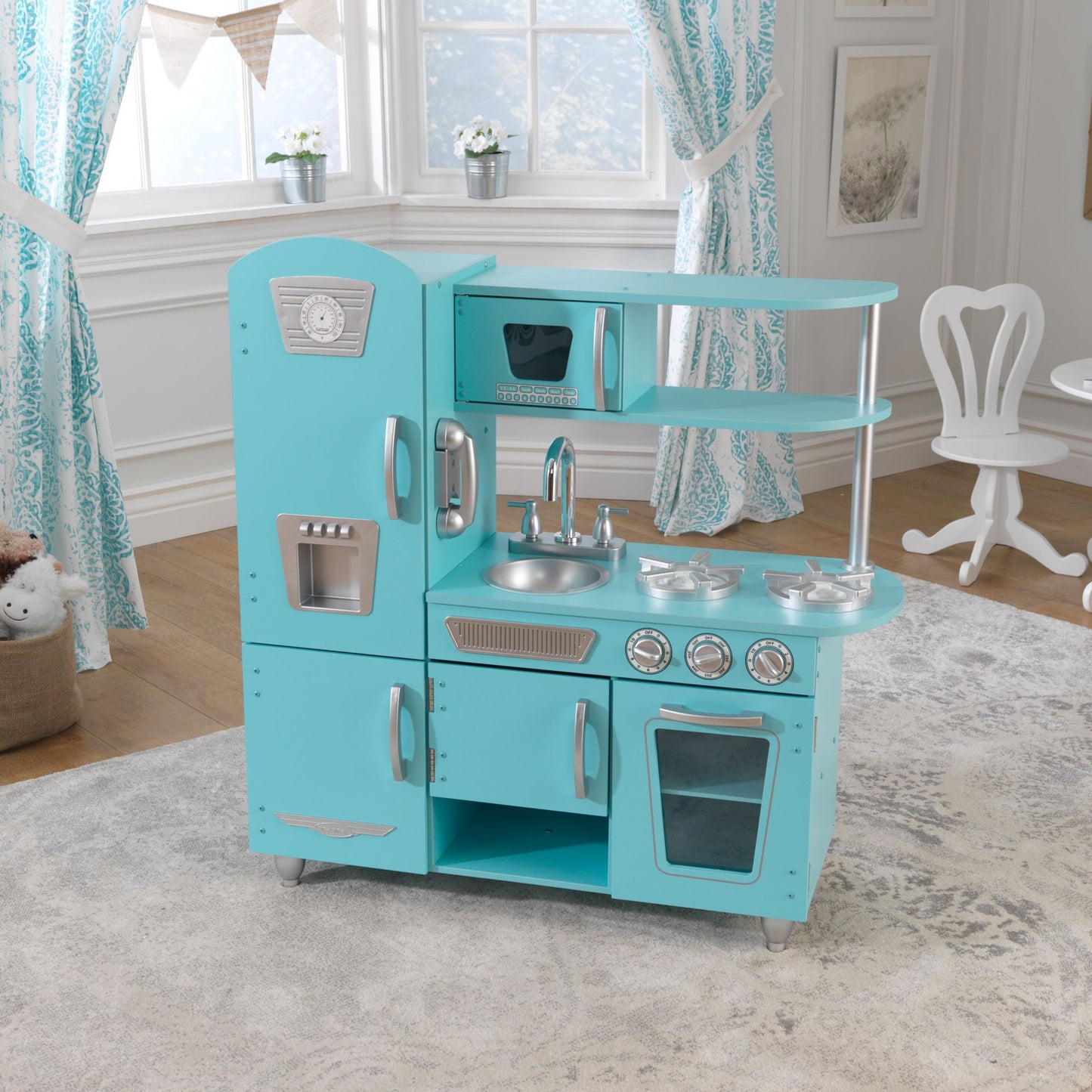 Blue Vintage Kitchen