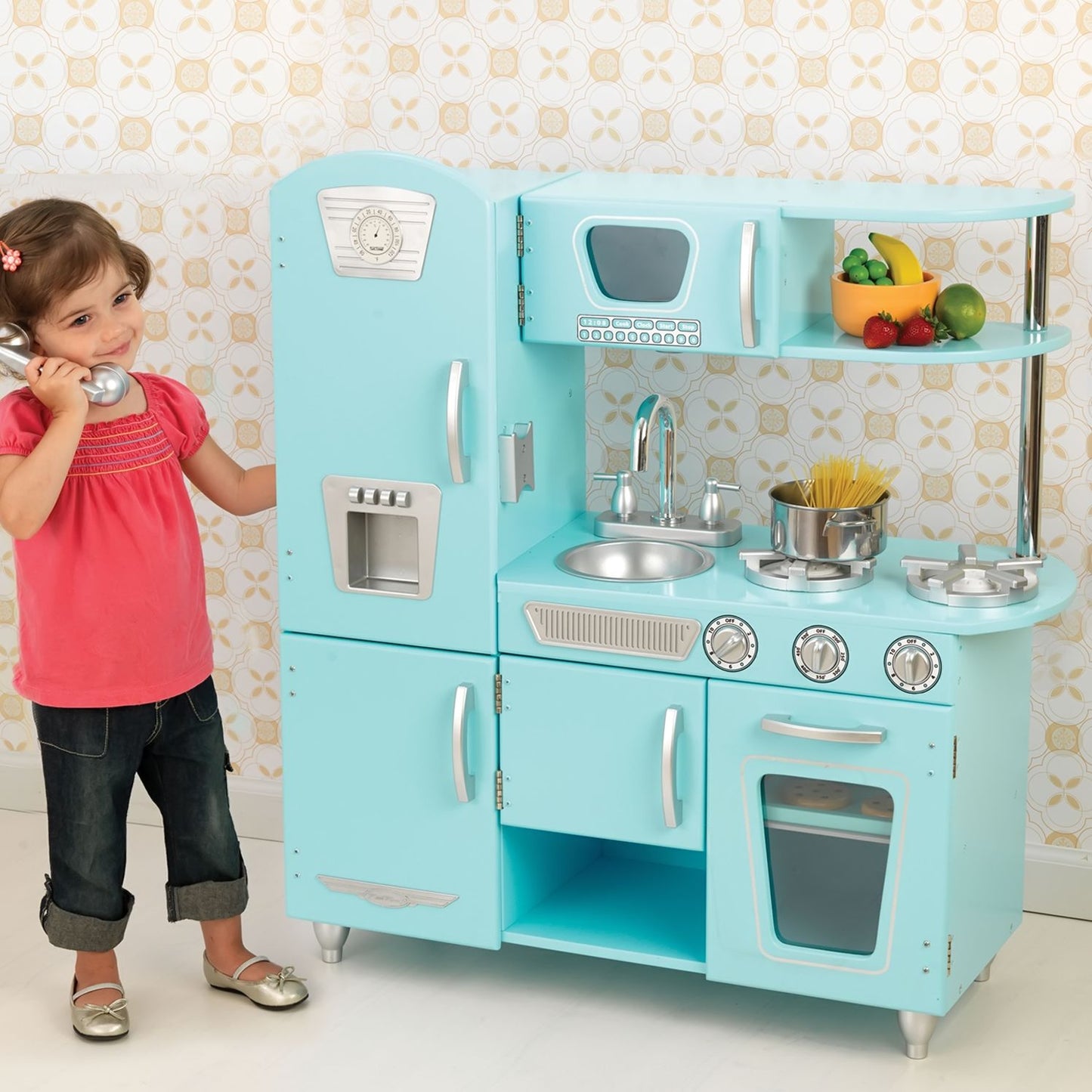 Blue Vintage Kitchen