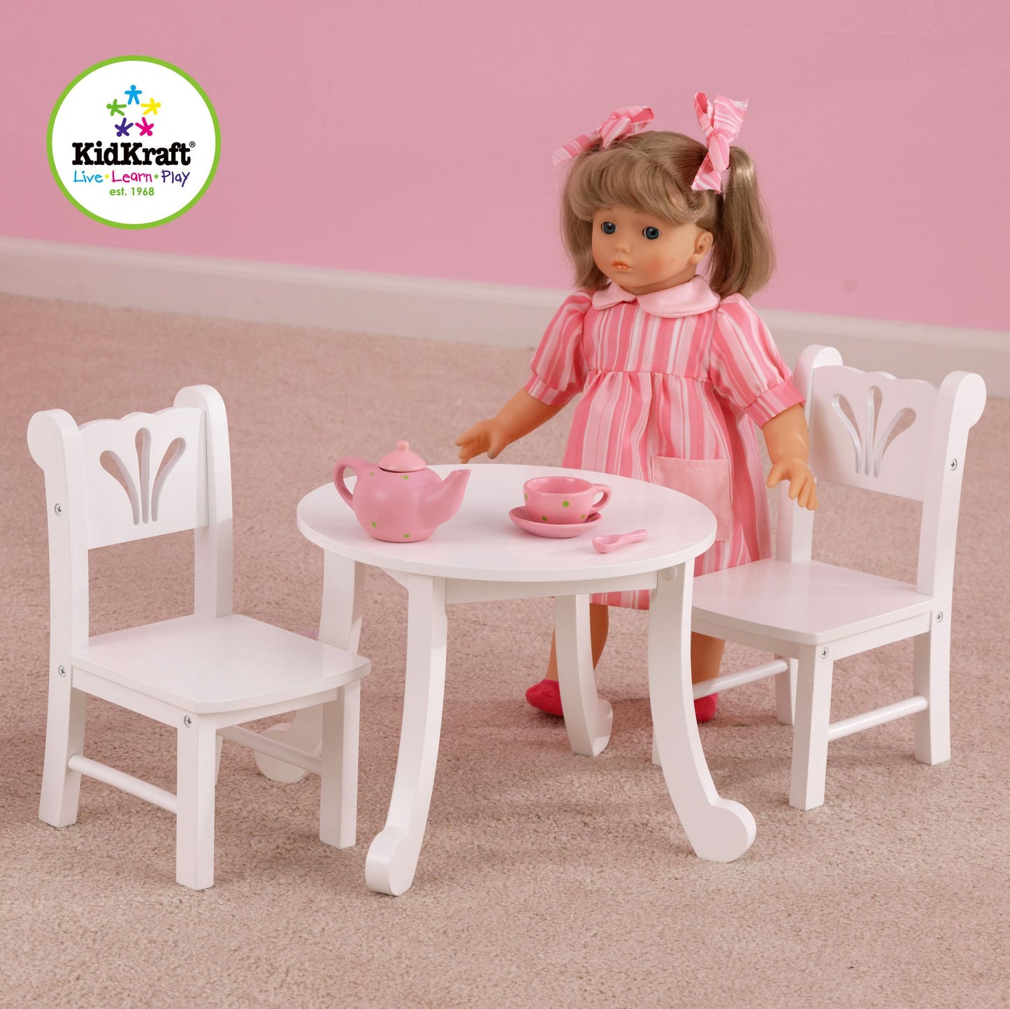 Kidkraft Lil Doll Table & Chair Set
