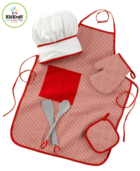 Tasty Treats Chef Accessory Set - Red