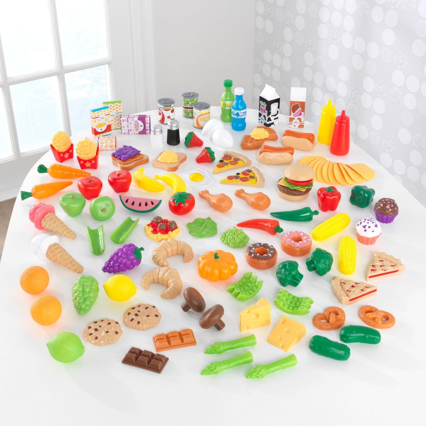 Tasty Treats Pretend Play Food Set 105 Piece