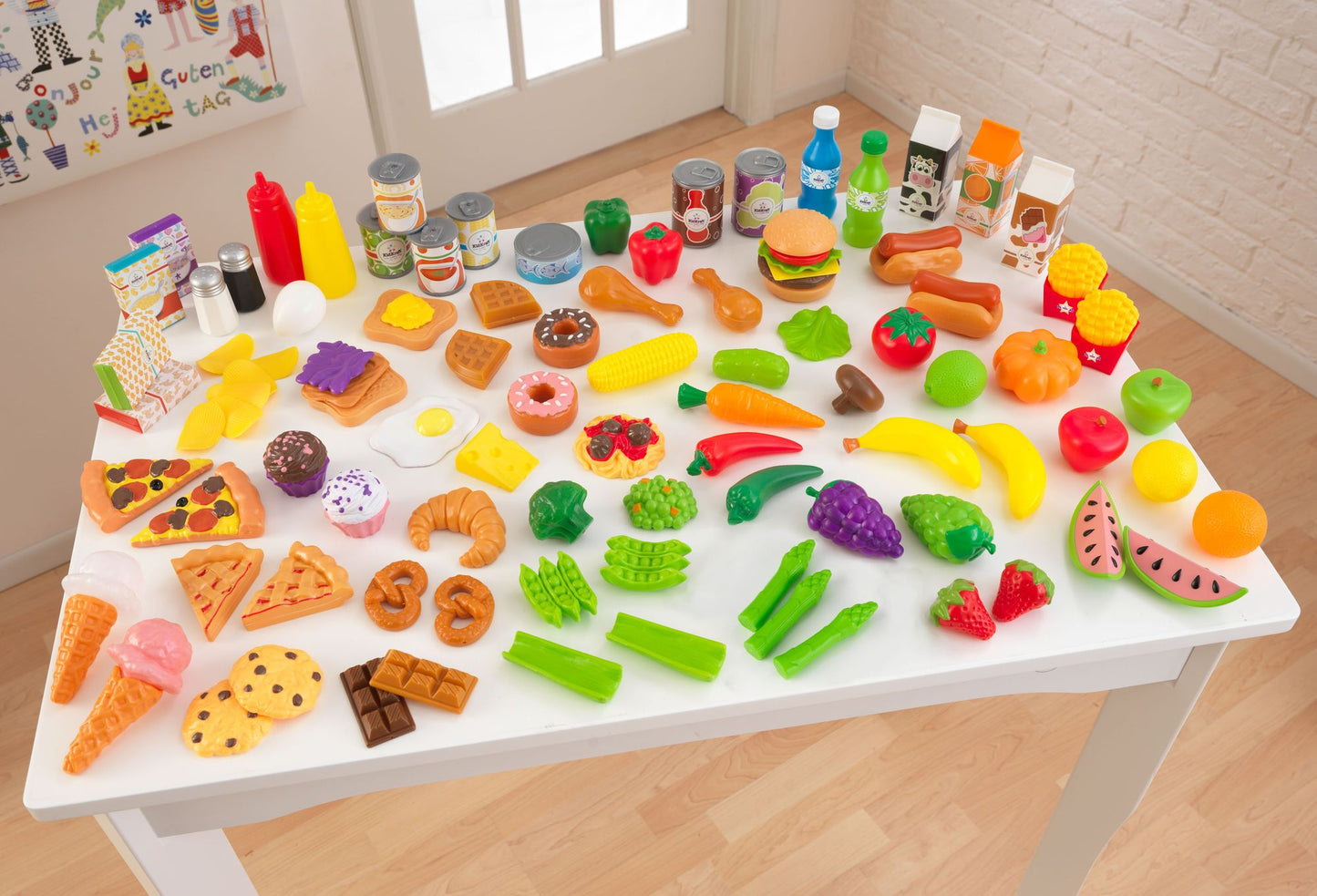 Tasty Treats Pretend Play Food Set 105 Piece