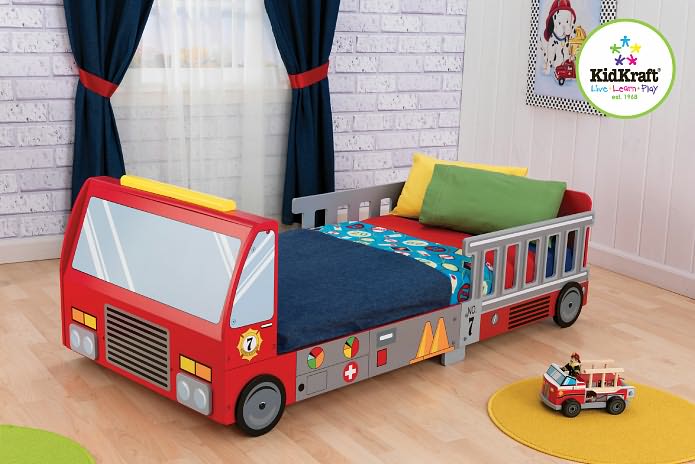 Firetruck Toddler Cot