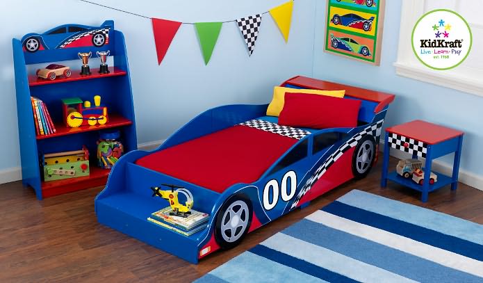 Racecar Toddler Bed