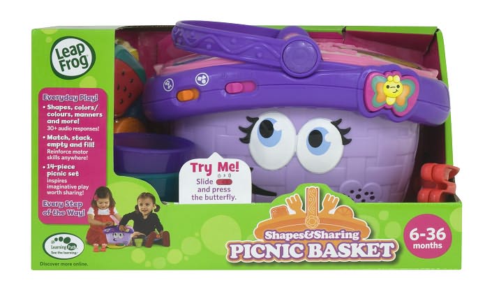 LeapFrog Shapes & Sharing Picnic Basket