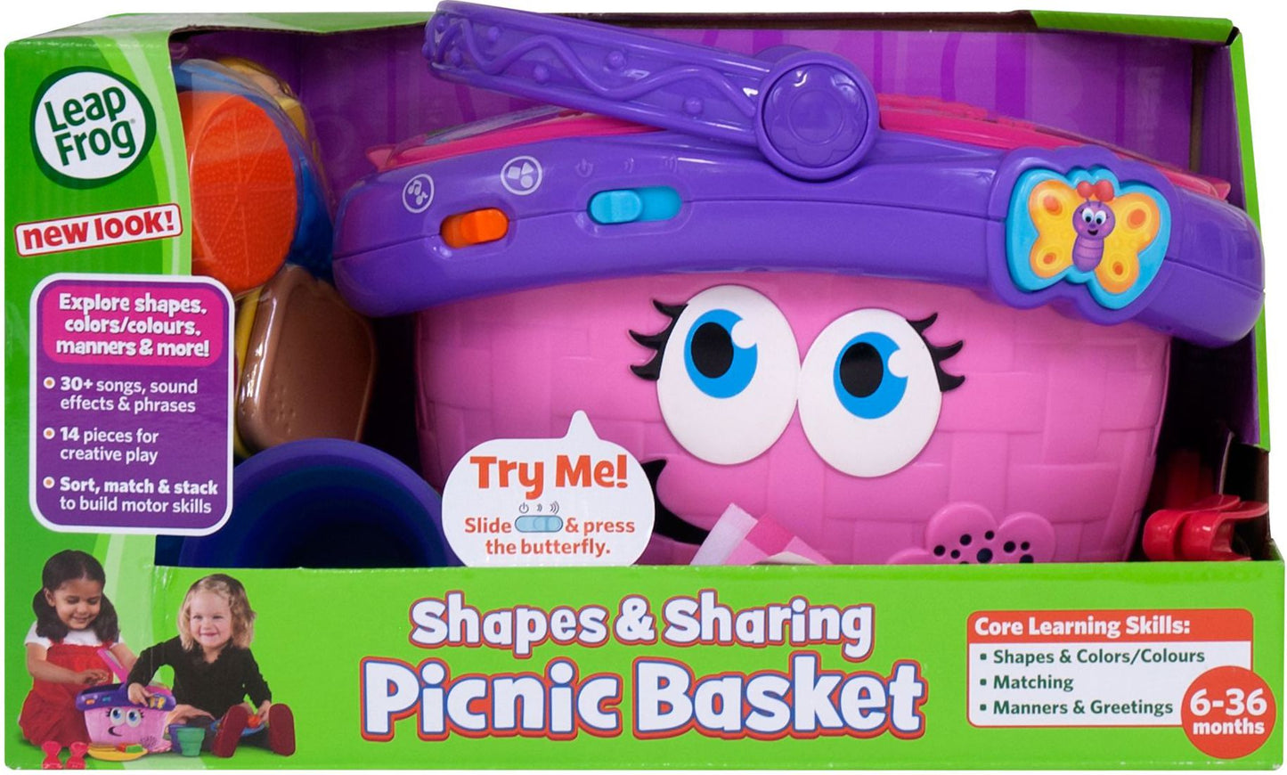 LeapFrog Shapes & Sharing Picnic Basket