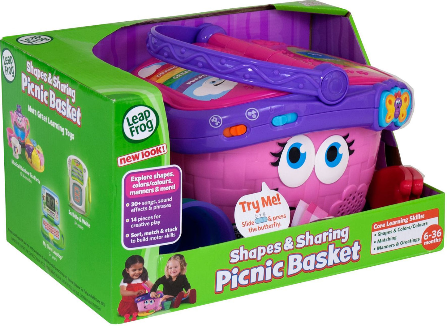 LeapFrog Shapes & Sharing Picnic Basket
