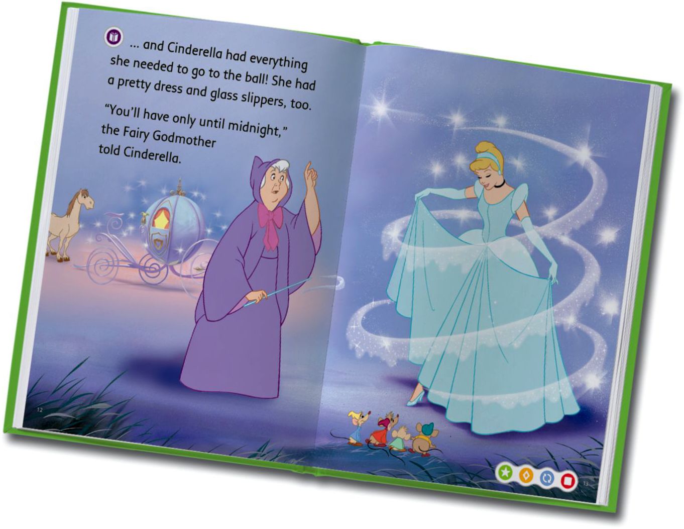LeapFrog Tag Early Reading Book: Disney Cinderella: The Heart That Believes