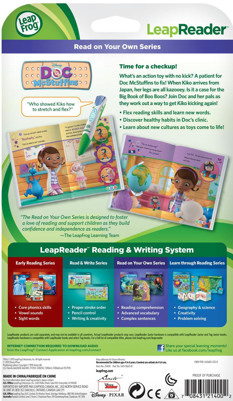 LeapFrog LeapReader Book, Disney Doc McStuffins: The New Girl