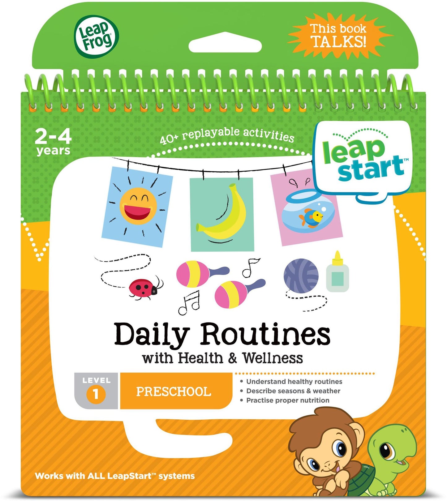 LeapStart Level 1 Daily Routines Activity Book
