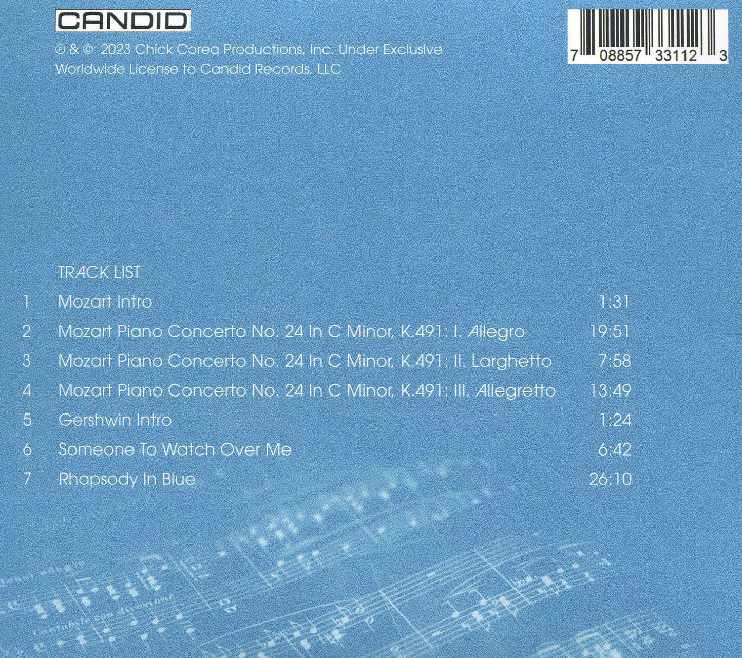 Sardinia: A Night of Mozart & Gershwin