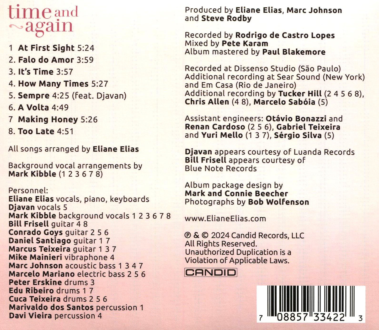 Time And Again (Eliane Elias)
