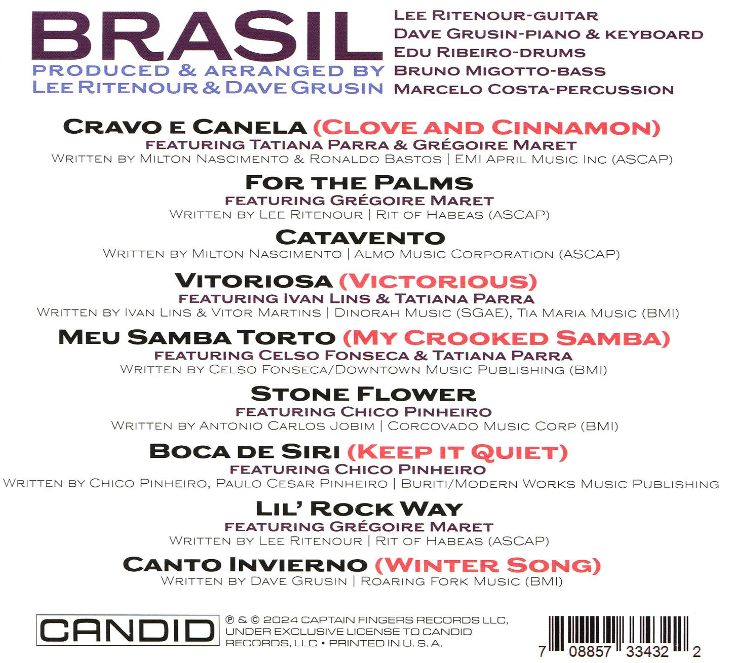Brasil (Lee Ritenour / Dave Grusin)