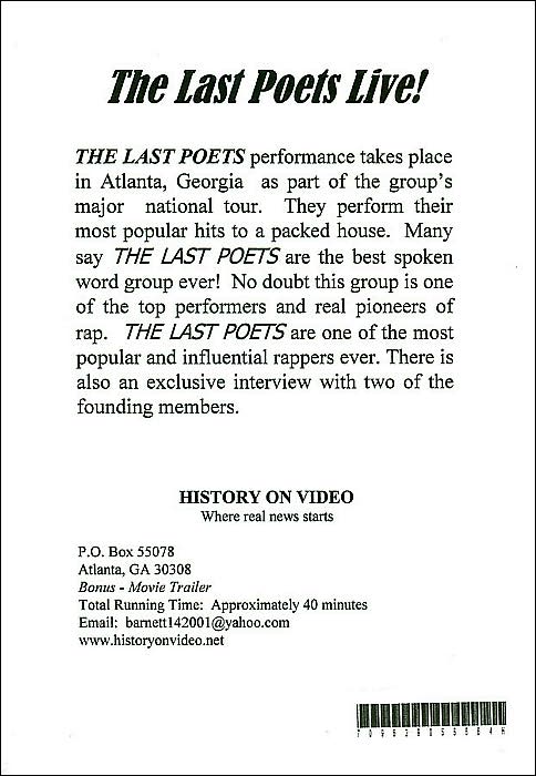 The Last Poets Live!