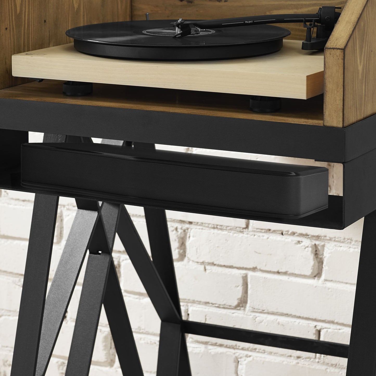 Brooklyn Turntable Stand in Natural