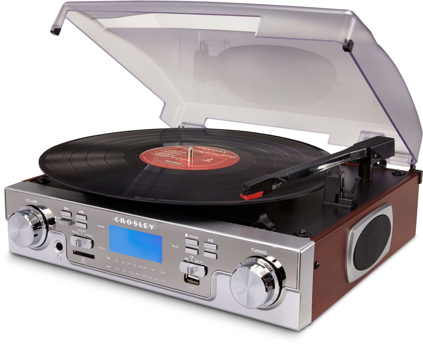 Tech Turntable- Mahogany