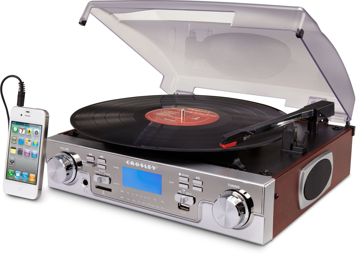 Tech Turntable- Mahogany