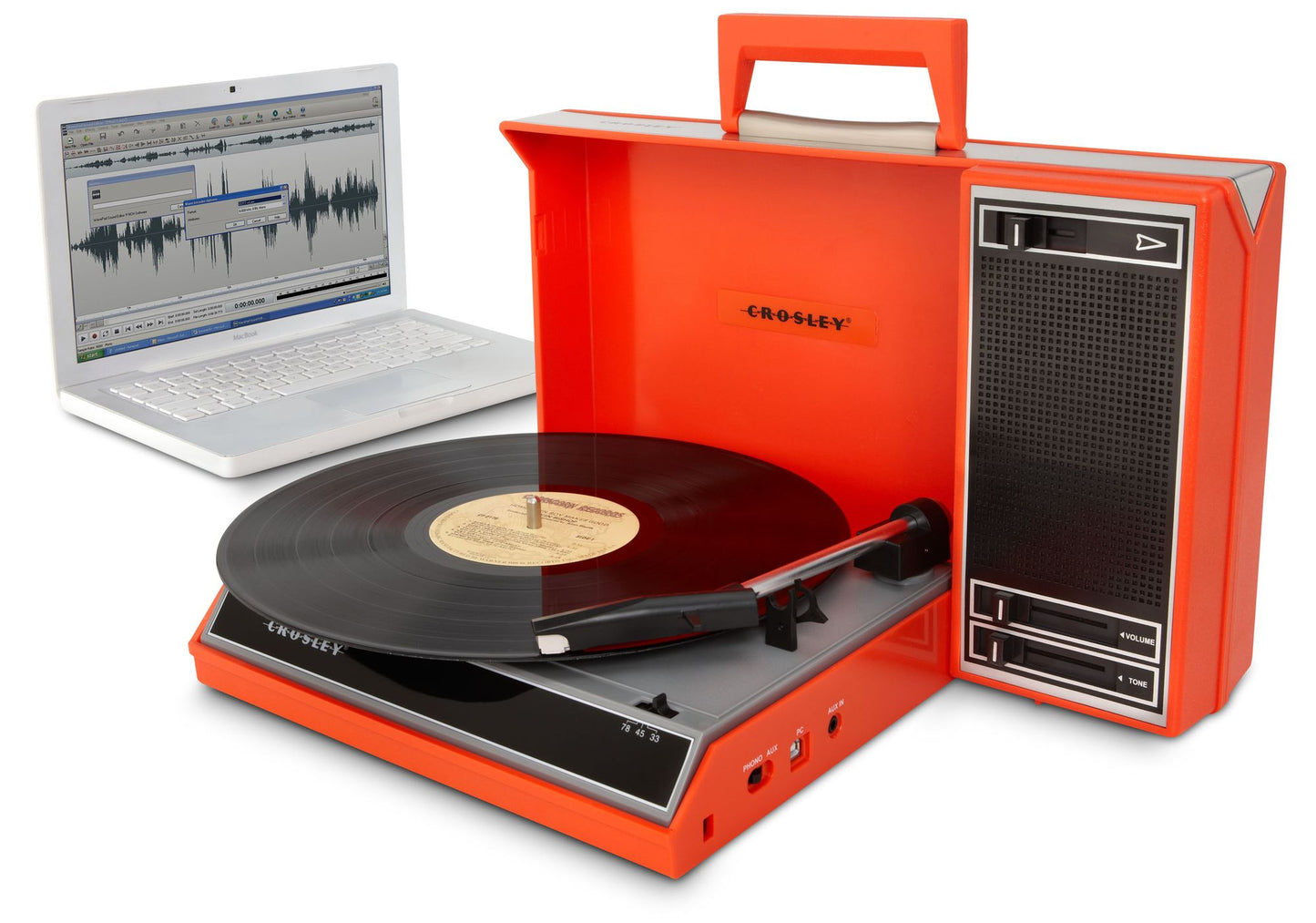 Spinnerette Portable USB Turntable