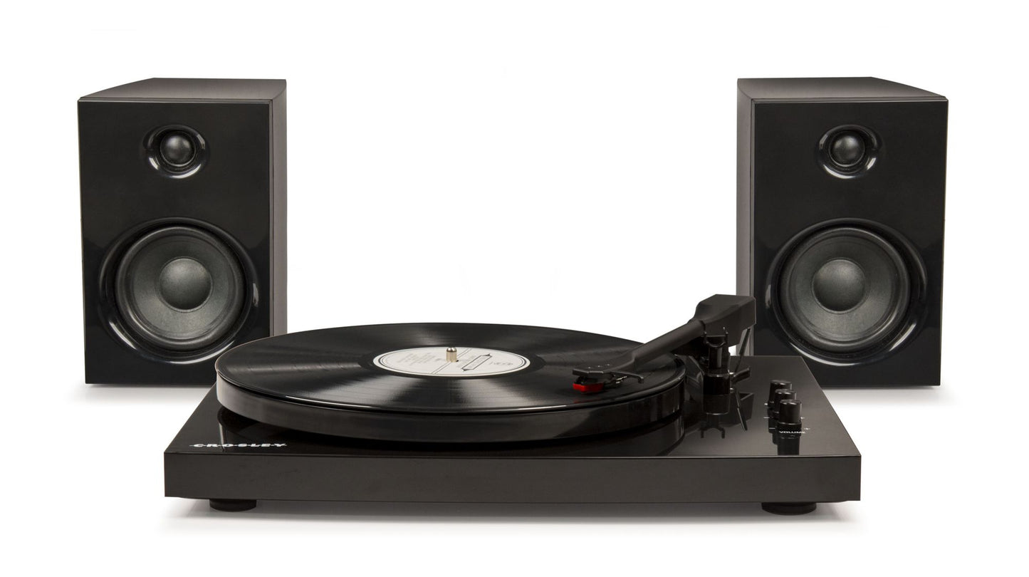 T100 TURNTABLE SYSTEM IN BLACK