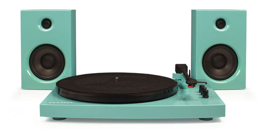 T100 TURNTABLE SYSTEM IN TURQUOISE