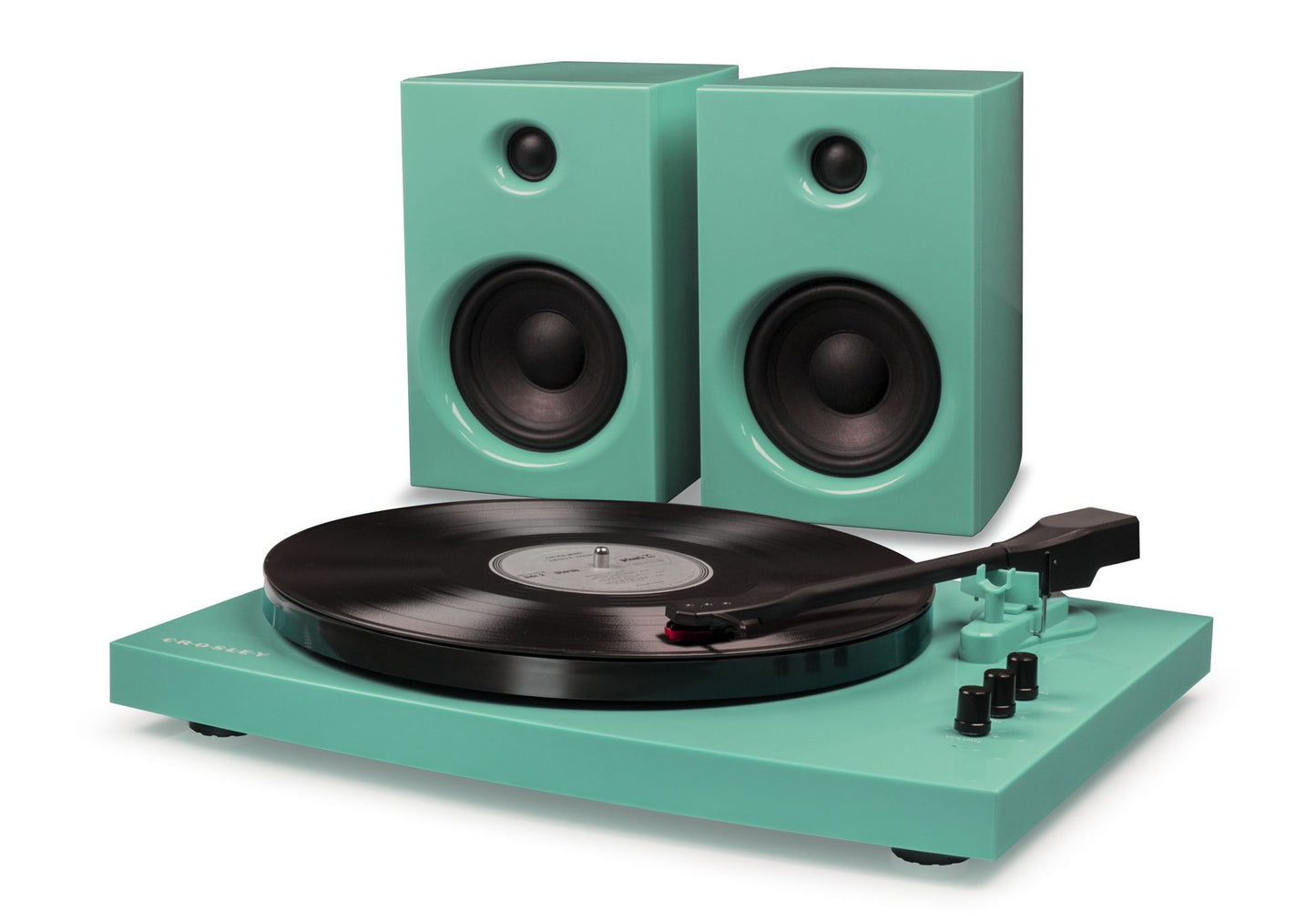 T100 TURNTABLE SYSTEM IN TURQUOISE