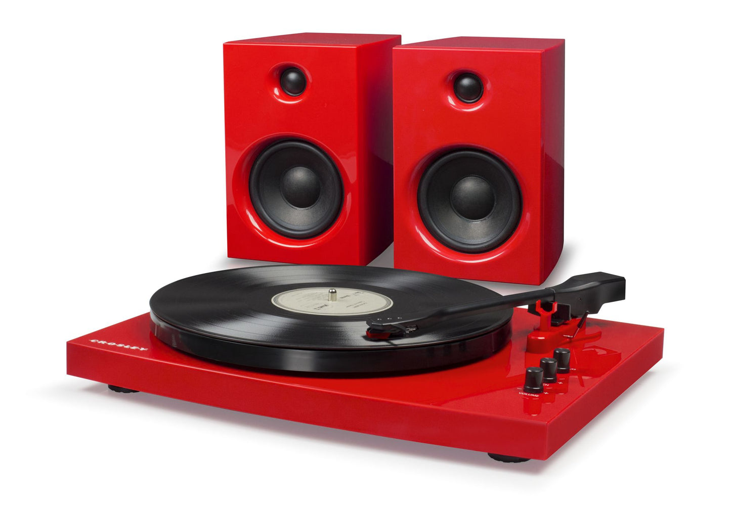 T100 TURNTABLE SYSTEM IN RED