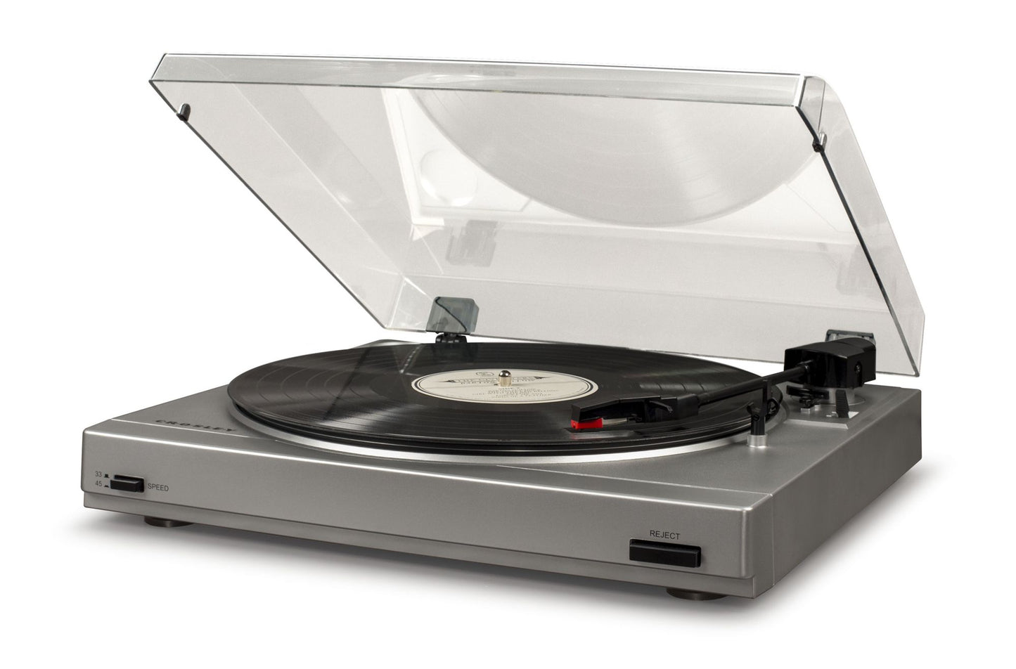 Crosley T200 Turntable- Silver