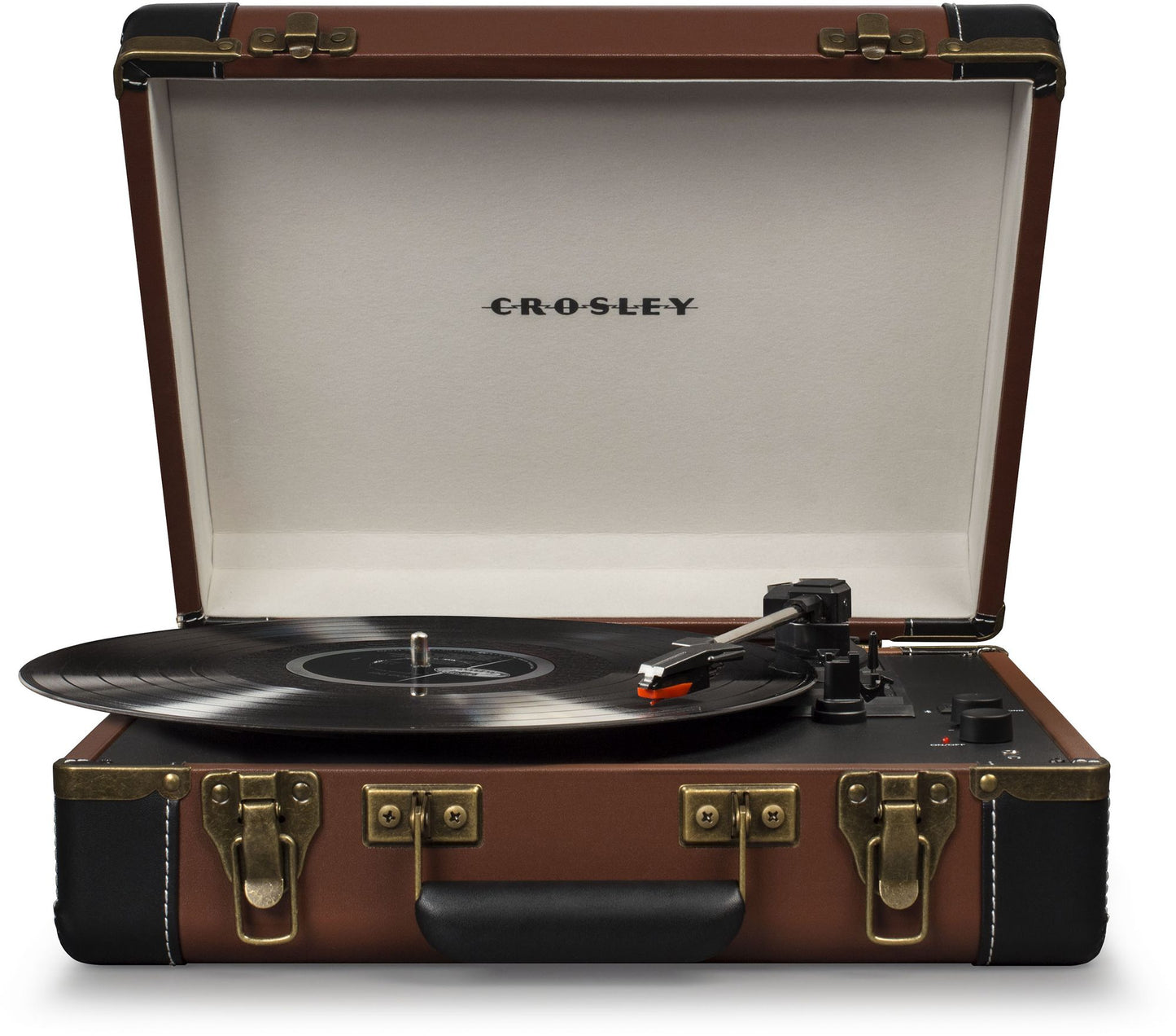CROSLEY CR6019D-BR EXECUTIVE PORTABLE USB TURNTABLE WITH BLUETOOTH