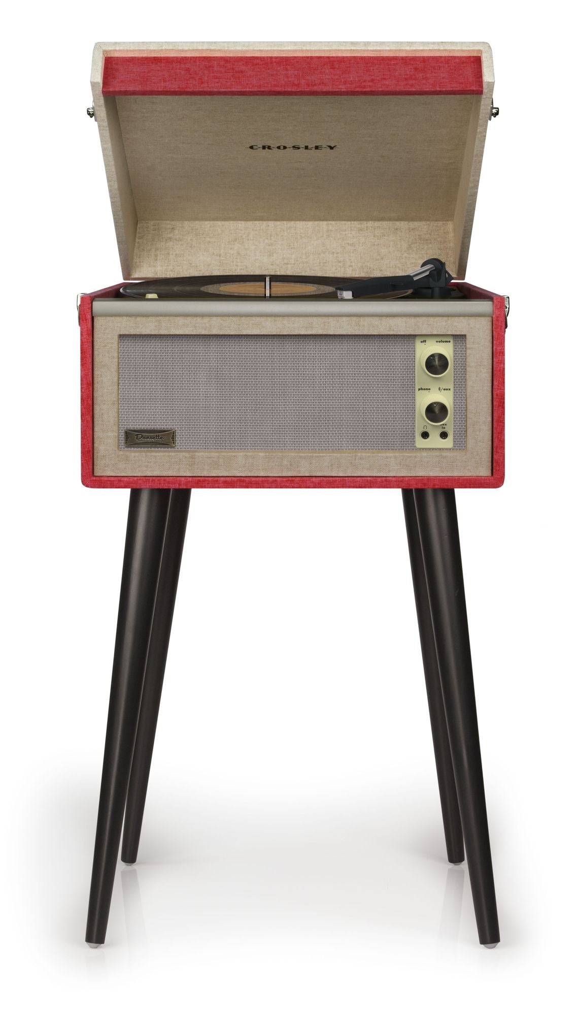 Crosley Bermuda Turntable with Bluetooth- Red