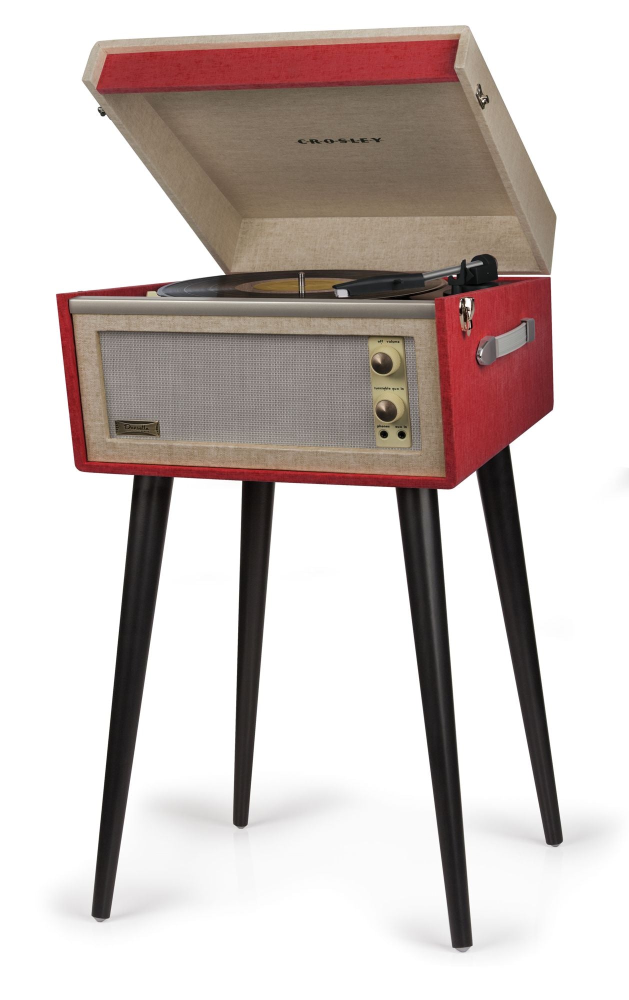 Crosley Bermuda Turntable with Bluetooth- Red