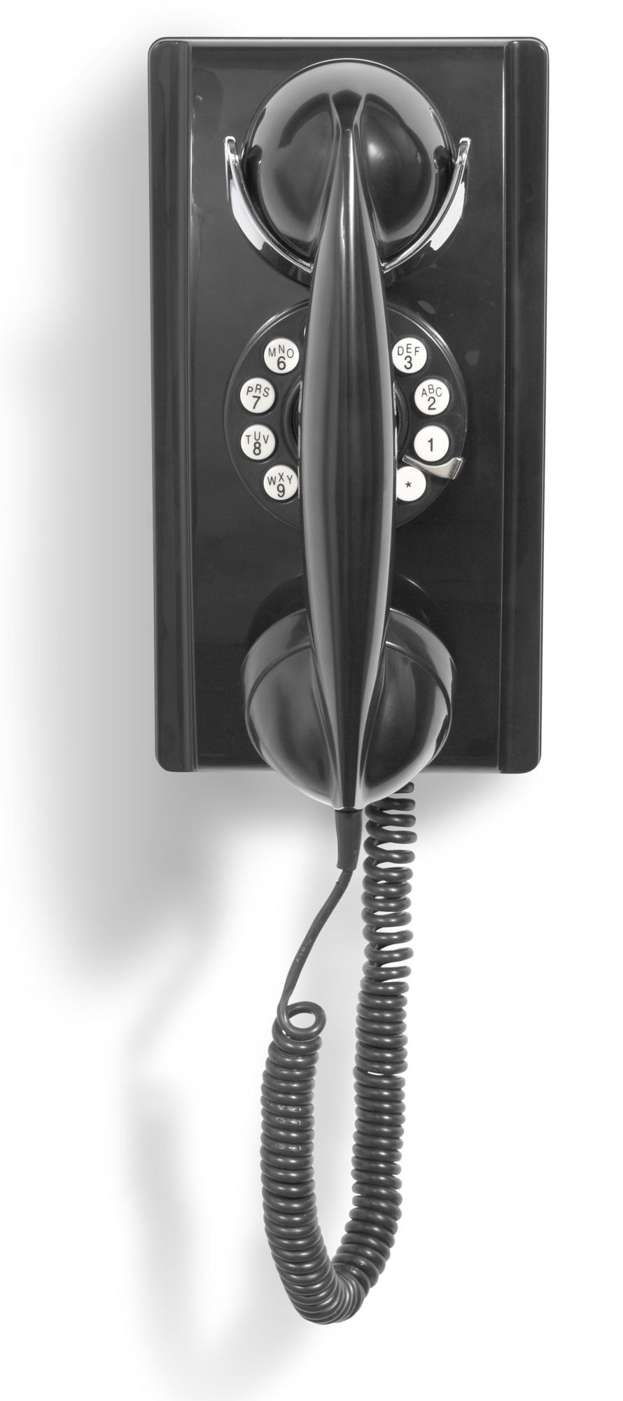 Crosley 302 Wall Phone - Black