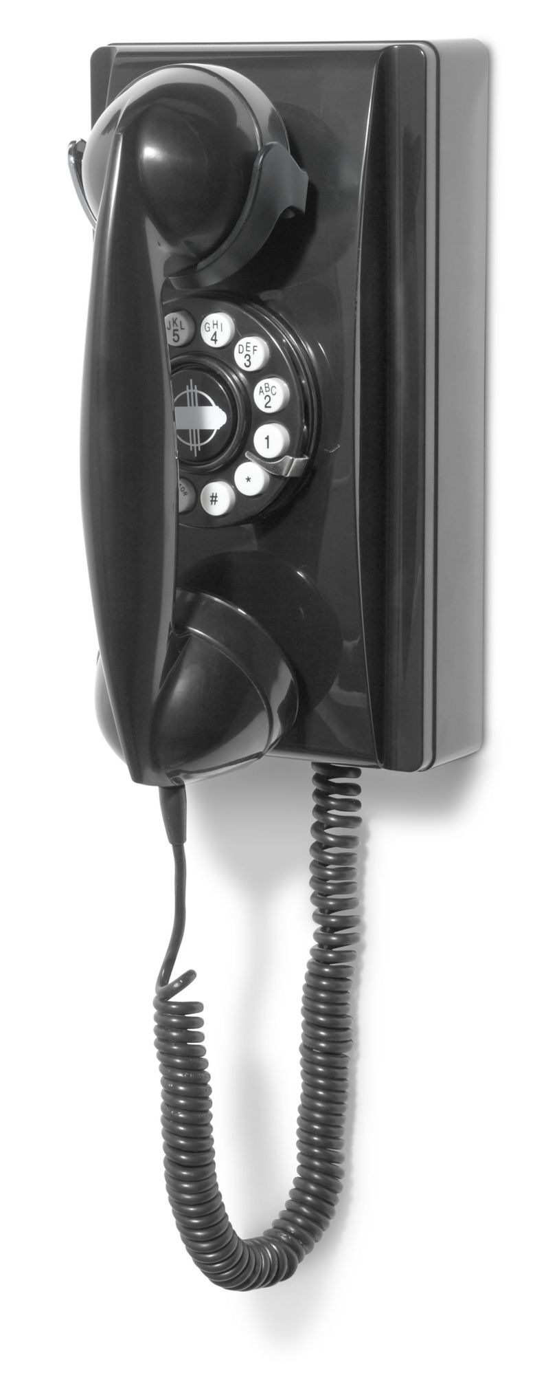 Crosley 302 Wall Phone - Black