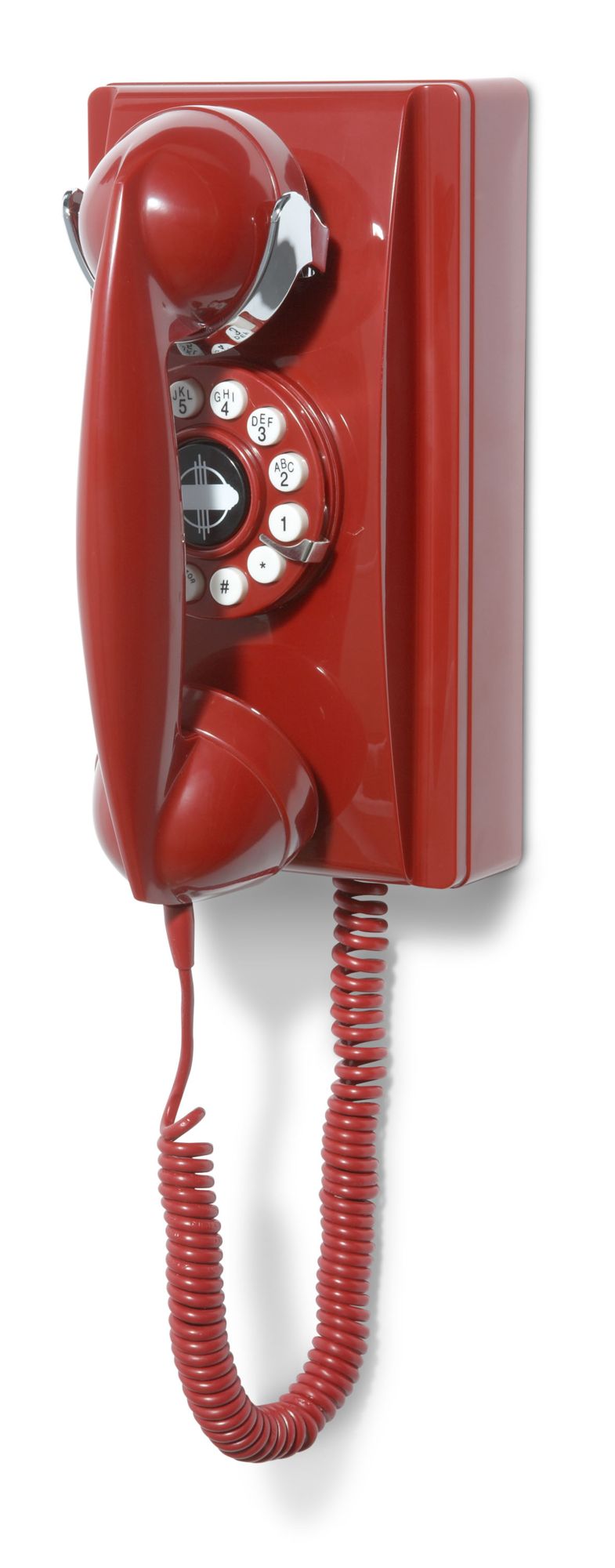 Crosley 302 Wall Phone - Red