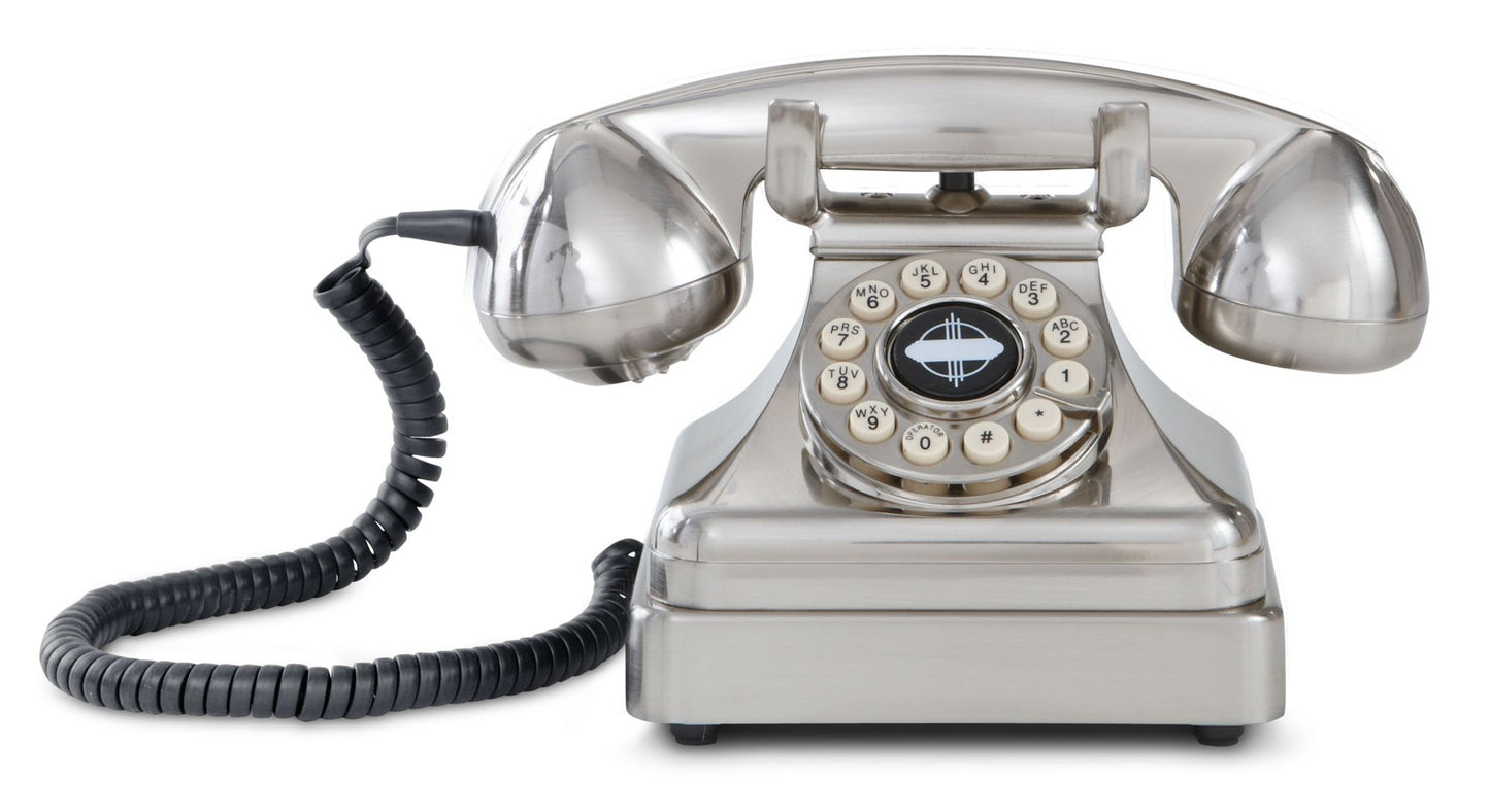 Kettle Classic Desk Phone - Brushed Chrome