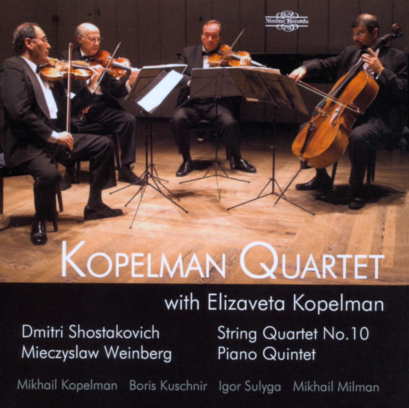 Dmitri Shostakovich: String Quartet No. 10; Mieczyslaw Weinberg: Piano Quintet