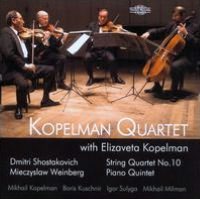 Dmitri Shostakovich: String Quartet No. 10; Mieczyslaw Weinberg: Piano Quintet