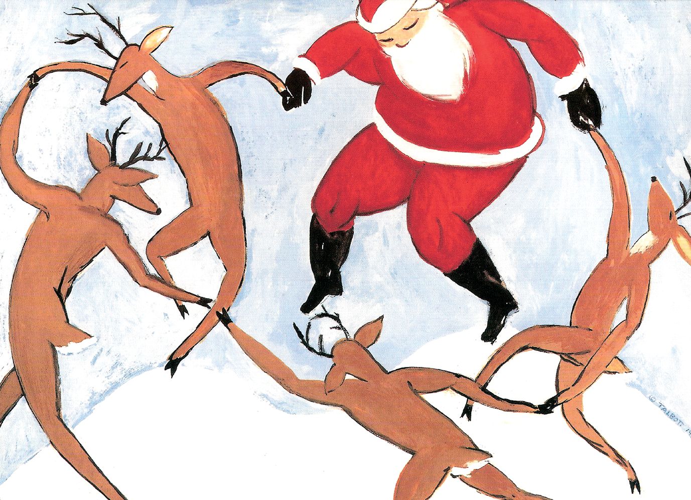 MATISSE PARODY CHRISTMAS BOXED CARD