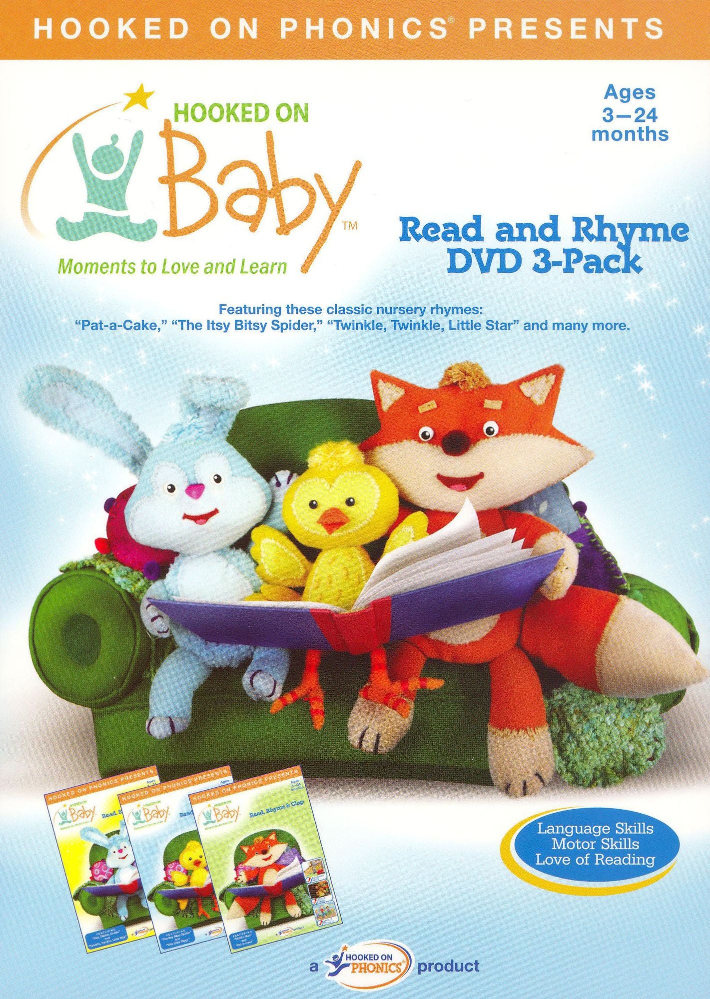 Hooked on Baby: Read and Rhyme [3 Discs]