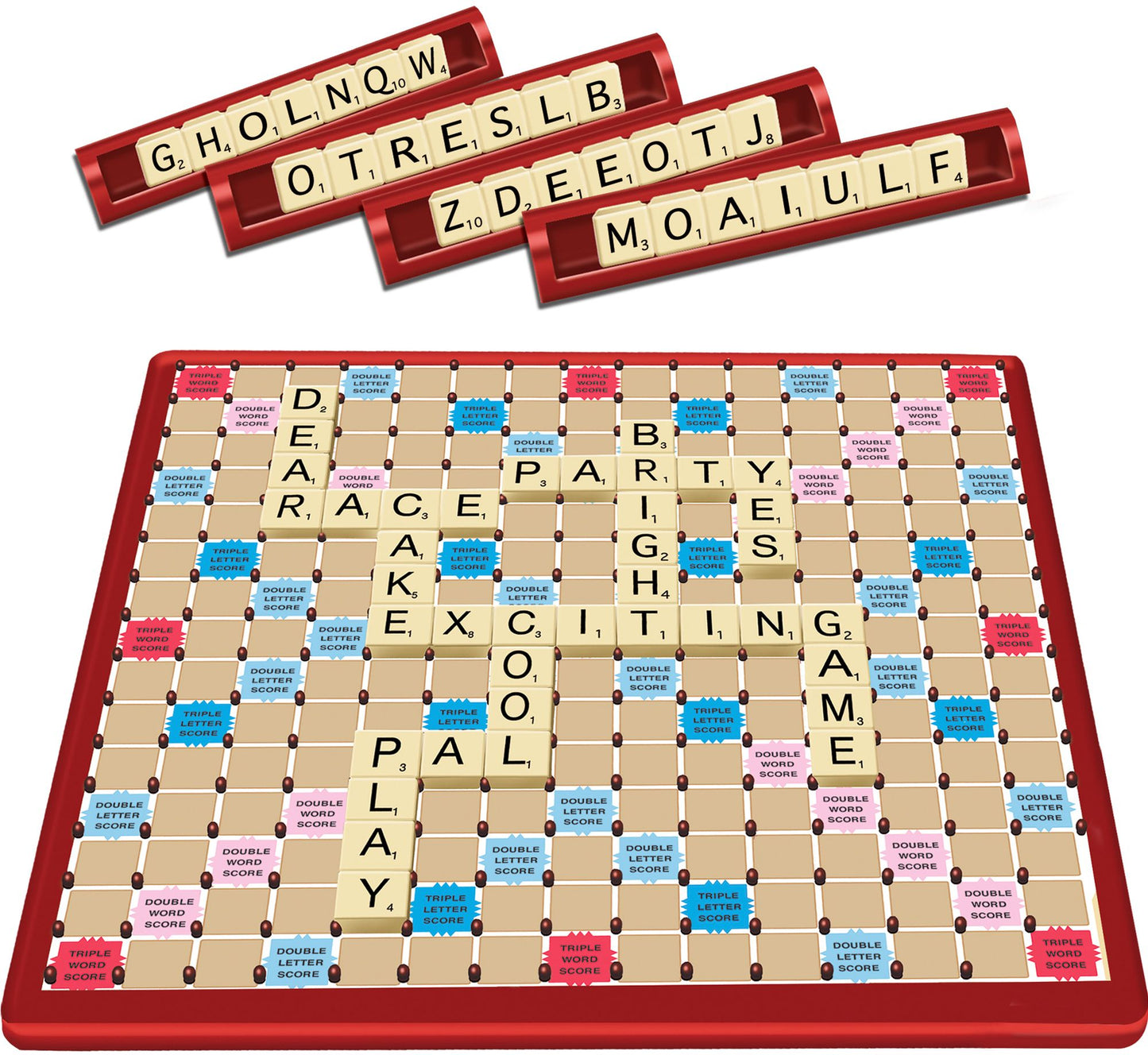 Tile Lock Scrabble by Alfred Mosher Butts