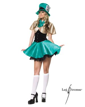 Leg Avenue LA83077-S Mad Hatter Adult Costume Size Small