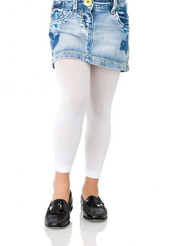 Leg Avenue 181179 White Footless Tights Child