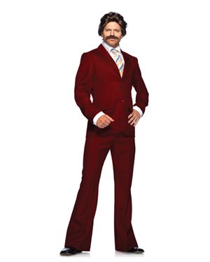Leg Avenue LARB83680-XL Mens Ron Burgundy Anchorman Costume Size X-Large