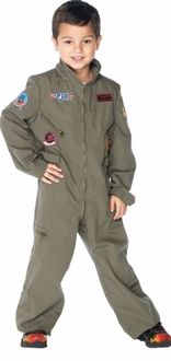 Leg Avenue 199024 Top Gun- Flight Suit Toddler- Child Costume