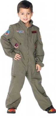Leg Avenue 199021 Top Gun- Flight Suit Toddler- Child Costume