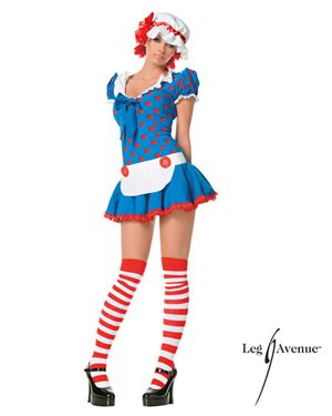 Leg Avenue LA83202-SM Raggedy Ann Adult Costume Size Small-Med