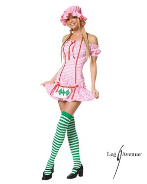 Leg Avenue LA8411-XS Strawberry Girl Adult Costume Size X-Small